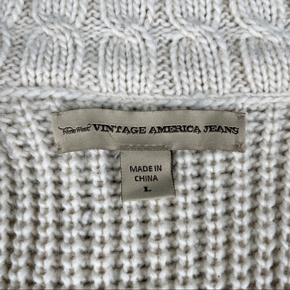 Nine WEST Vintage American Jeans Hunted Vest - Tan/Beige - LG - Picture 5 of 8